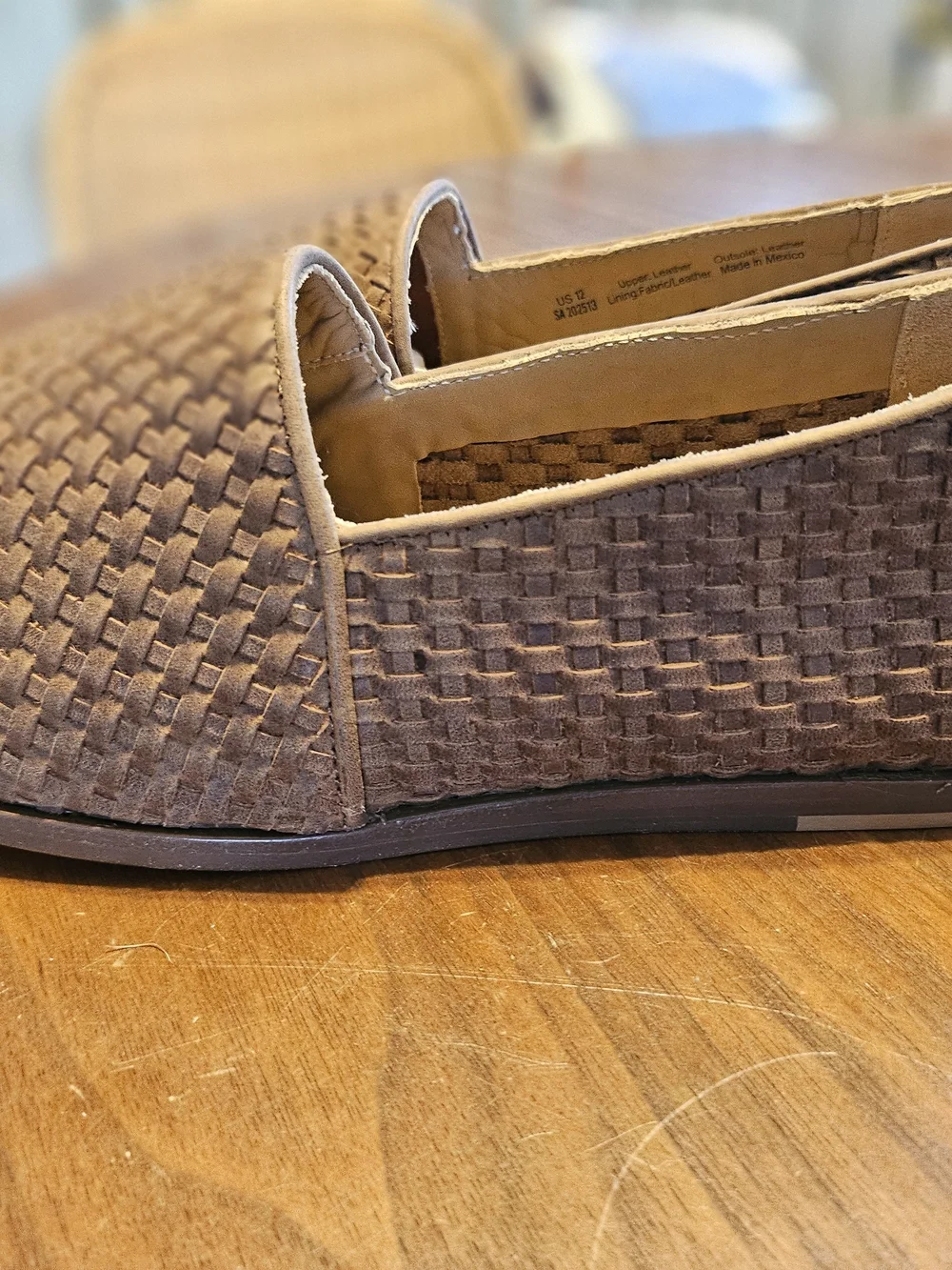 New Unworn Nisolo Alejandro Brown Woven Leather Slip-On Loafers 12